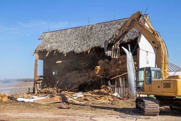 Barn Demolition in Bellingham