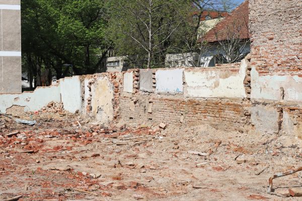 Brick Wall Demolition in Bellingham